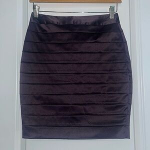 Forever 21 Eggplant Purple Satin Skirt. Size S.